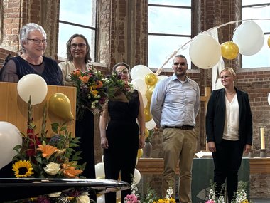 Feierliche Zeugnisausgabe in der Stadtpfarrkirche Müncheberg